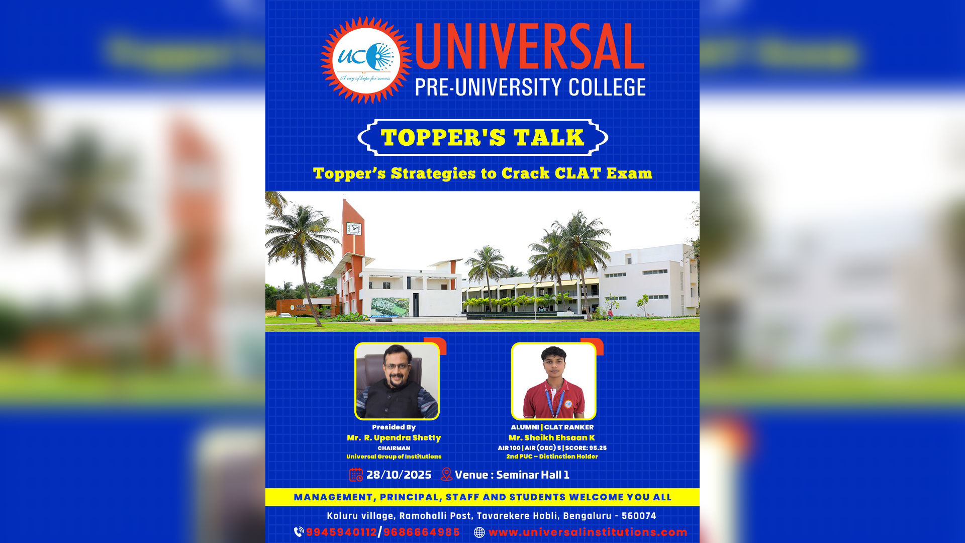 Topper's Talk Event